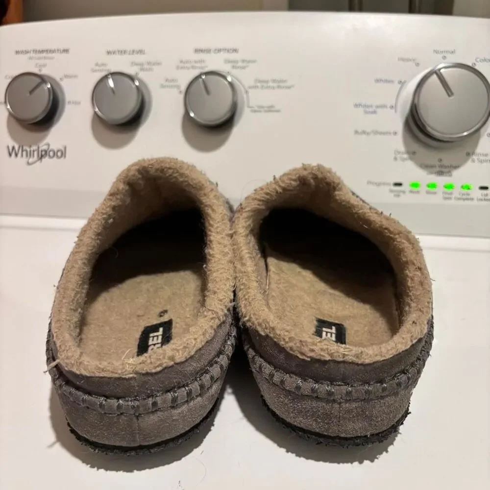 Sorel Men's Grey and Brown Slides